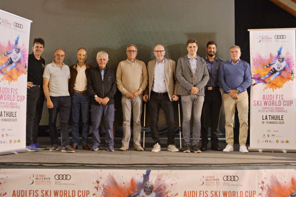 Incontro a La-Thuile di presentazione della Coppa del Mondo 24/24