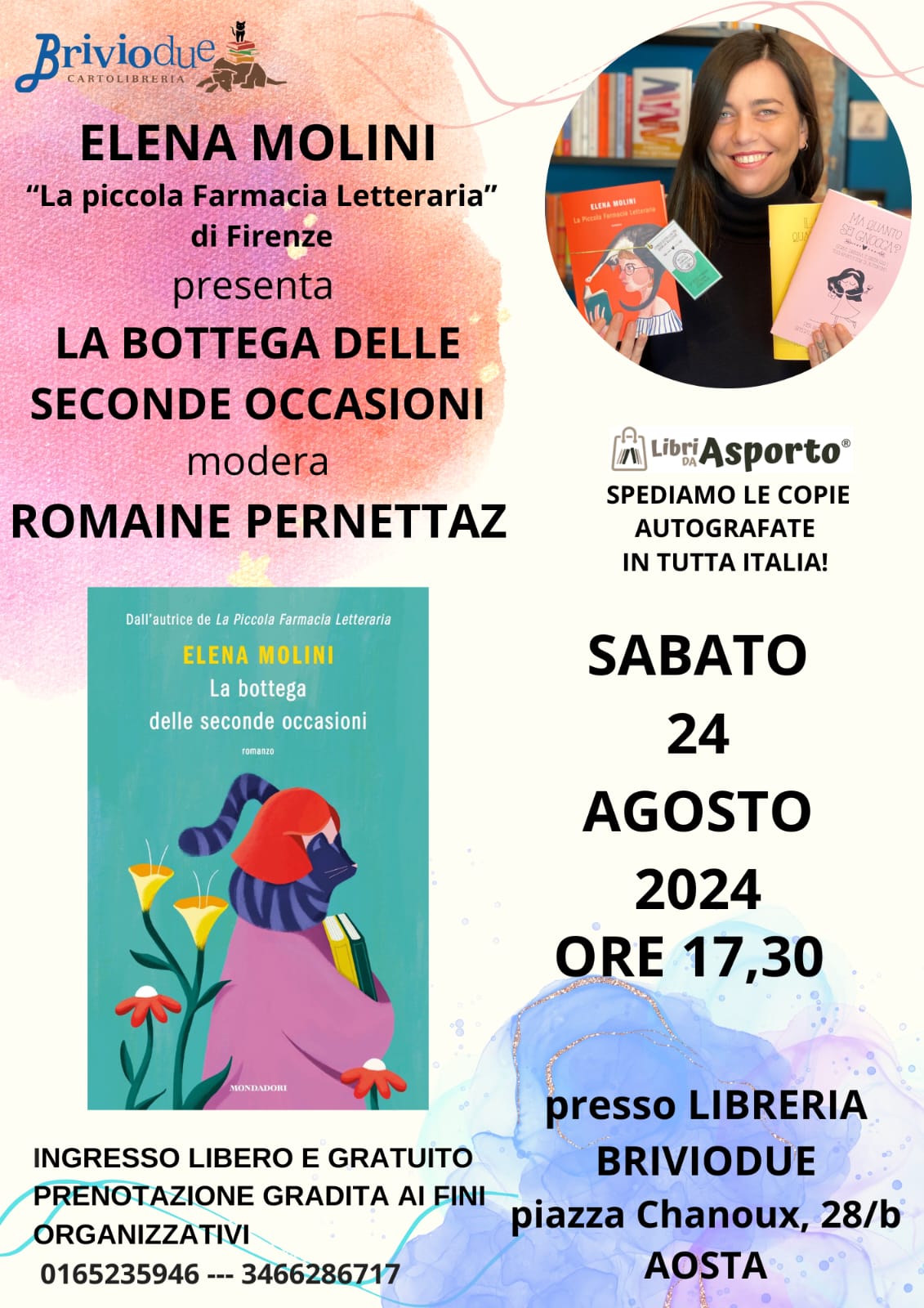 Elena Molini presenta il libro La bottega delle seconde occasioni