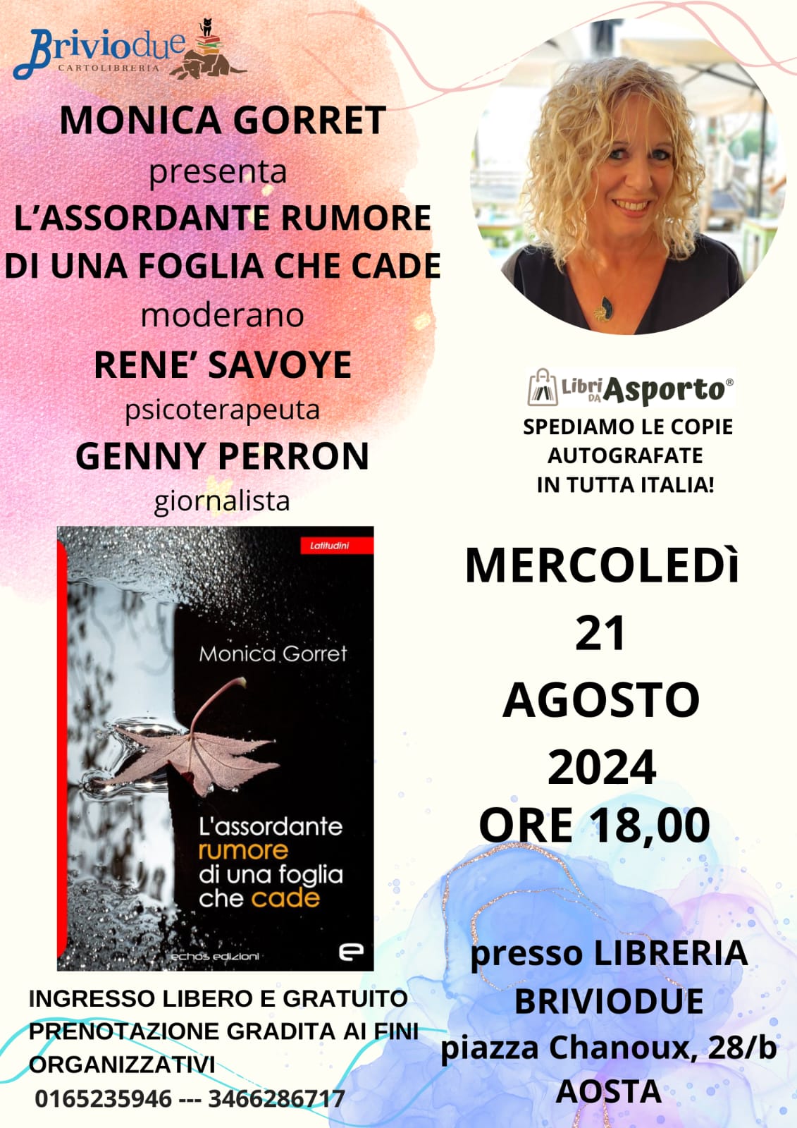 Monica Gorret presenta L’assordante rumore di una foglia che cade