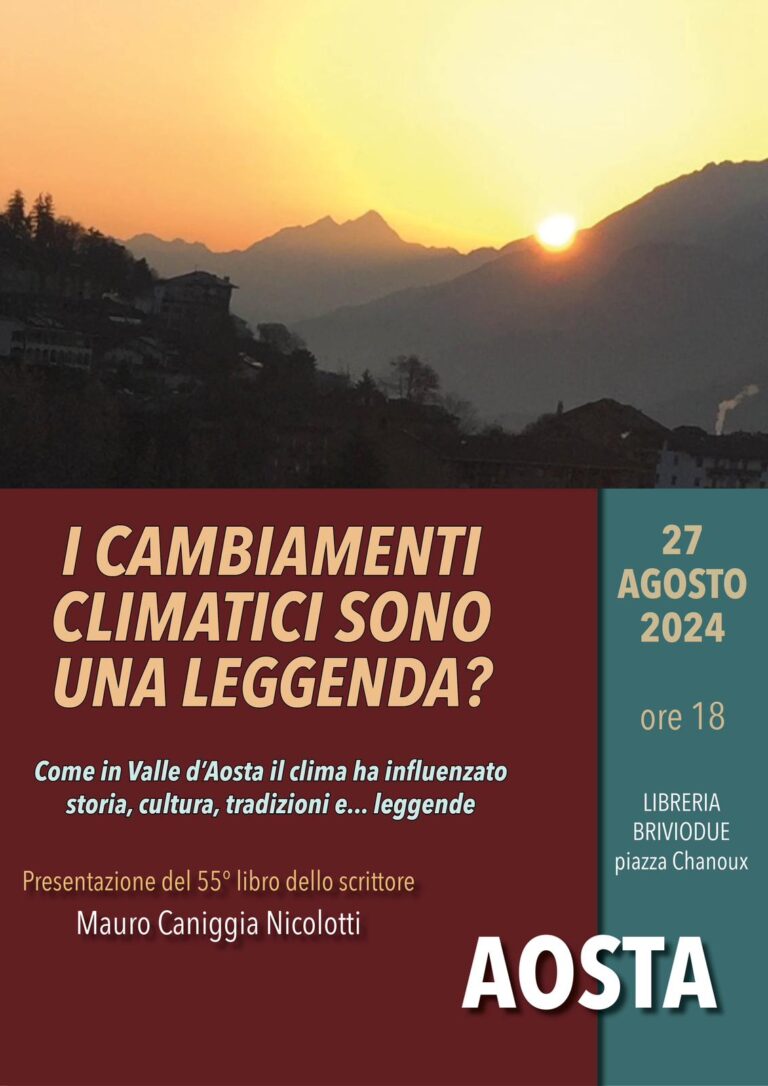 Mauro Caniggia Nicolotti presenta il libro: I cambiamenti climatici sono una leggenda?