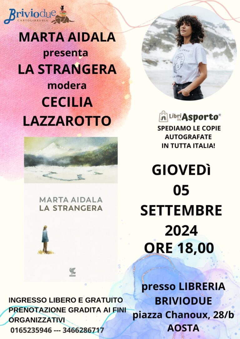 Marta Aidala presenta il libro: La stangera