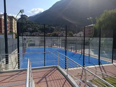 Verrès inaugura una nuova area sportiva: padel, beach volley e calcetto