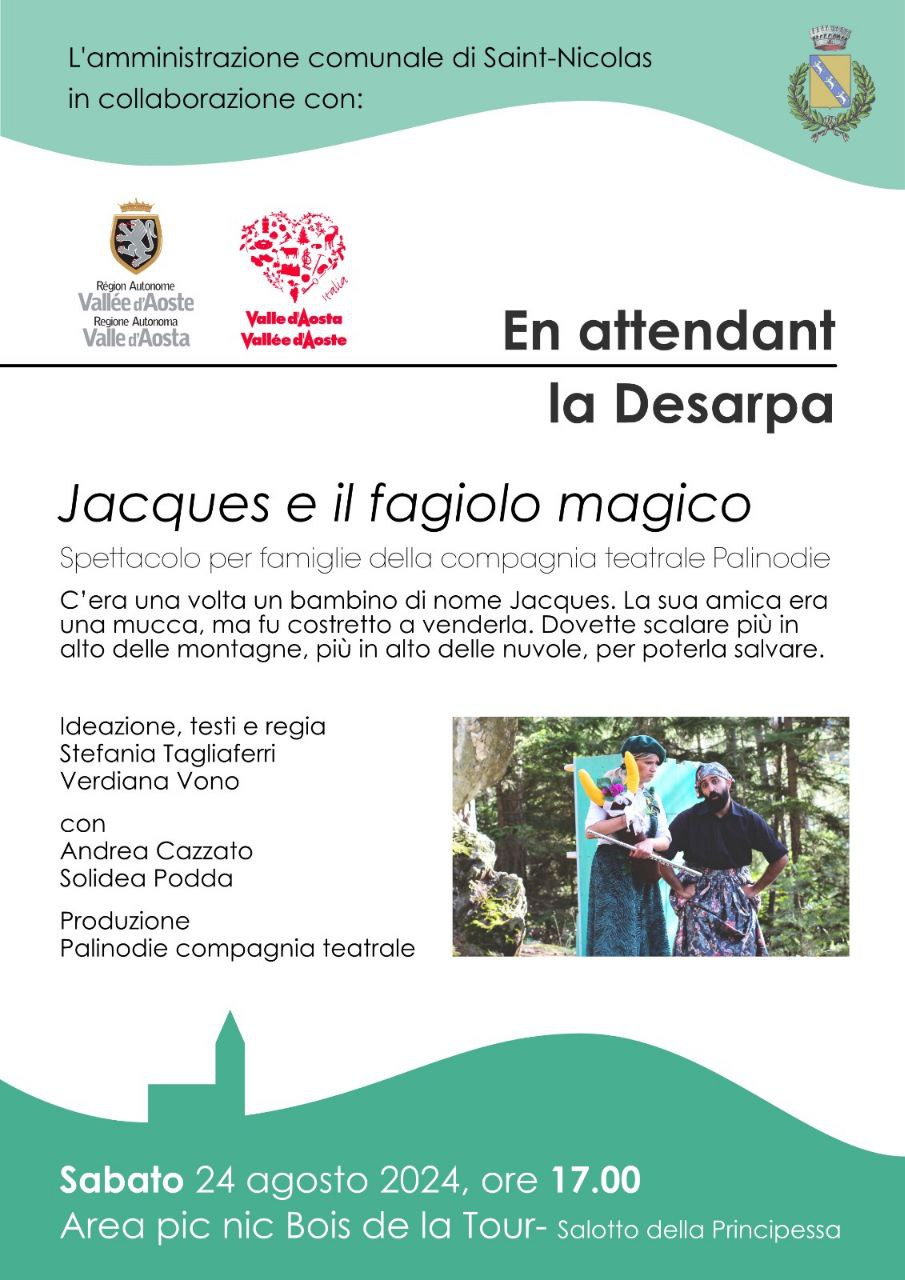 Jacques e il fagiolo magico: spettacolo per famiglie a Saint-Nicolas