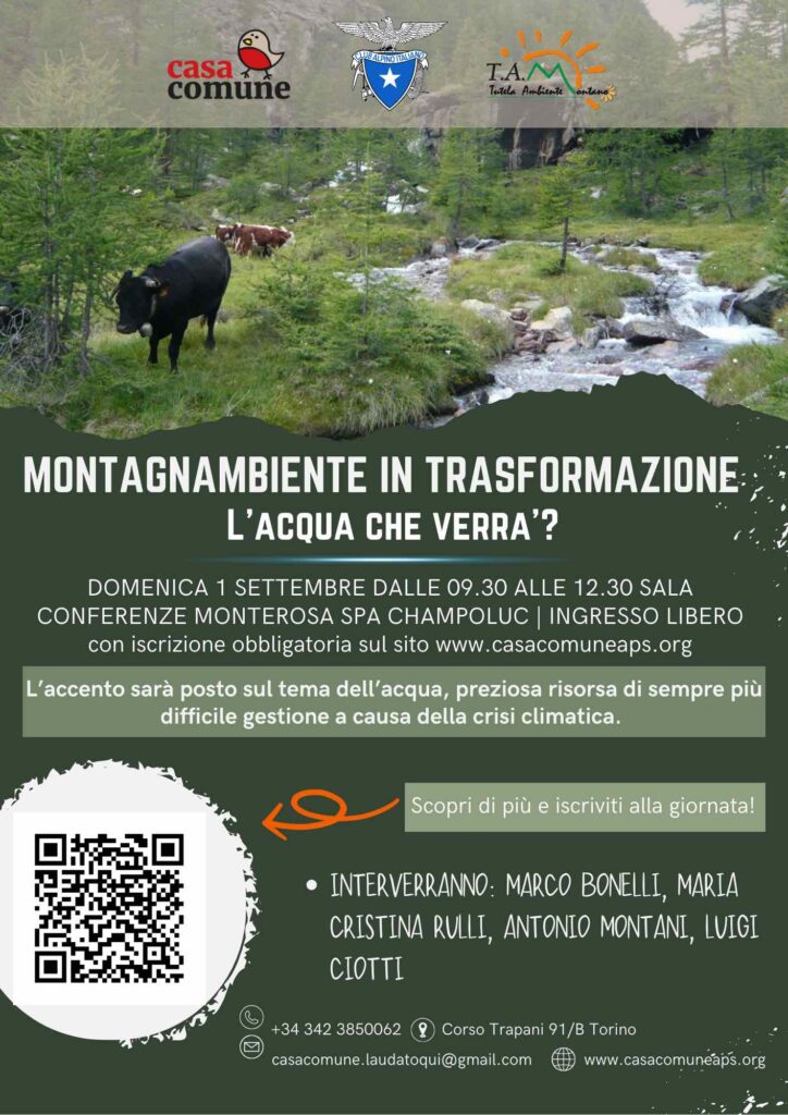 Locandina l'acqua che verra?
