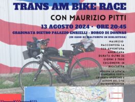 Donnas: Maurizio Pitti racconta la sua avventura alla Trans am bike race