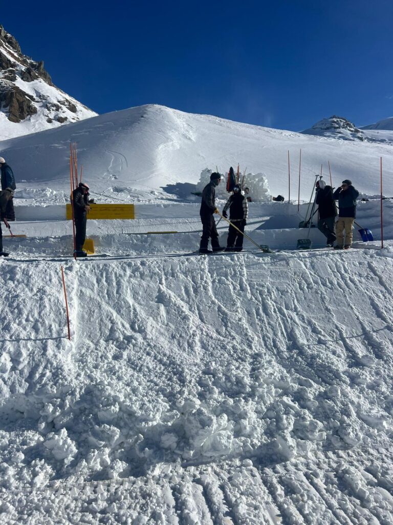 Shapers al lavoro a Breuil-Cervinia