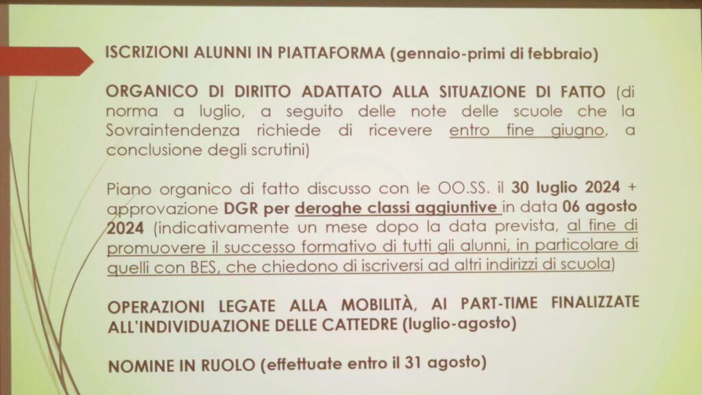 La tempistica delle assunzioni dei nuovi docenti
