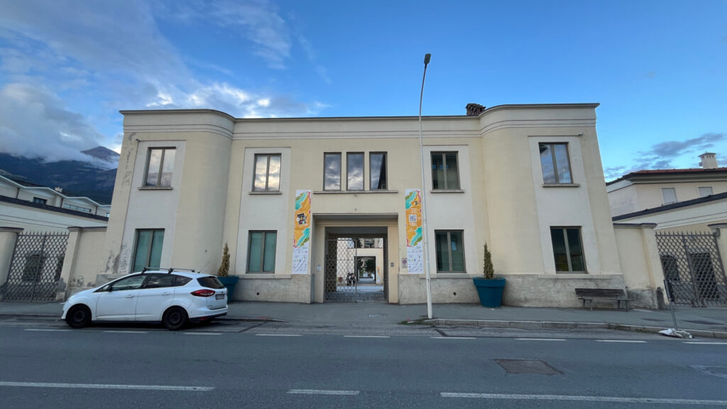 L'ex Cittadella dei giovani di Aosta (ora Plus), dove si tengono tutti i laboratori di Insideart