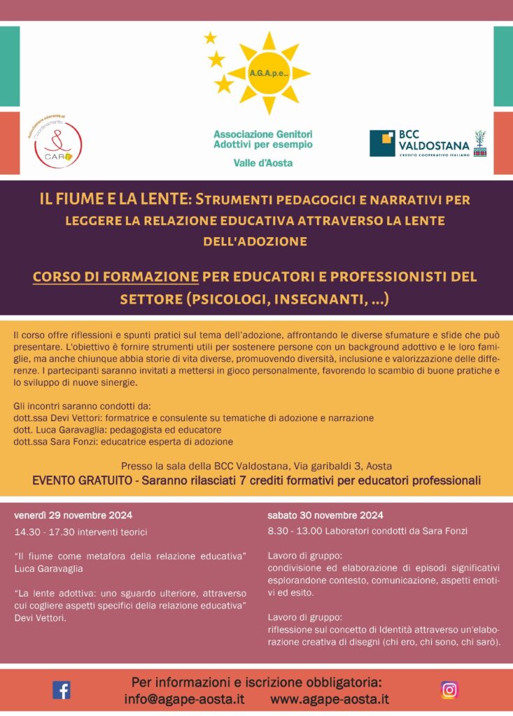 Agape Corso Di Formazione Per Educatori