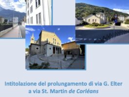 Quartiere Cogne: via Giorgio Elter intitolata a Maria Immacolata