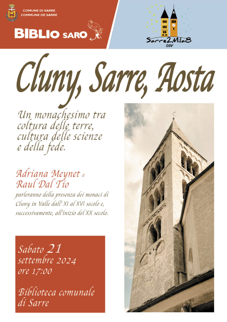 A Sarre la storia dei monaci di Cluny in Valle d’Aosta