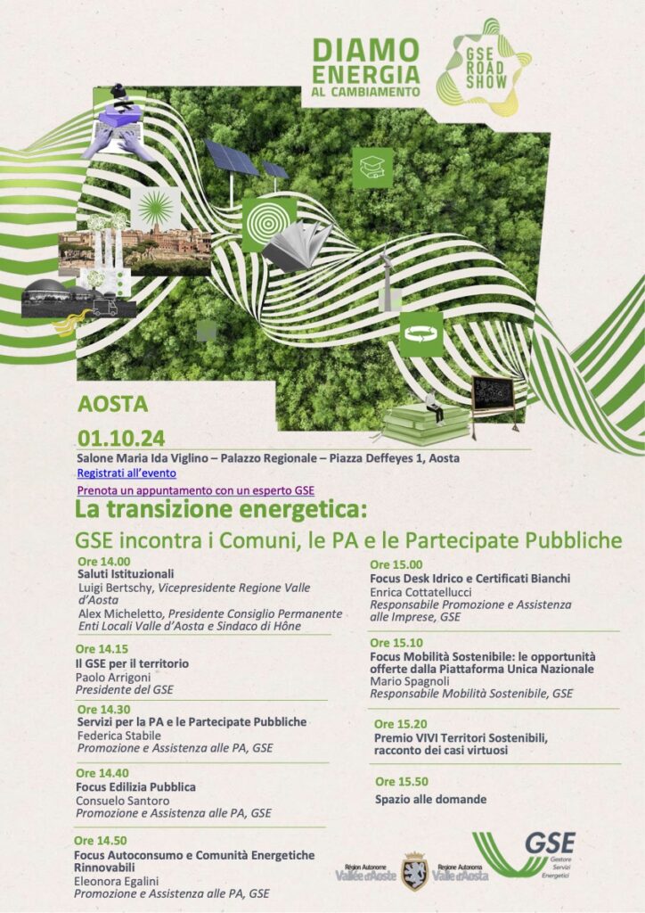 Locandina il GSE incontra le Pa e le partecipate