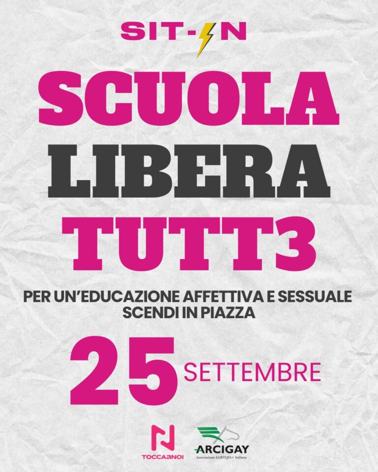 Tocca a noi: Arcigay contro la risoluzione anti-gender del deputato leghista Rossano Sasso