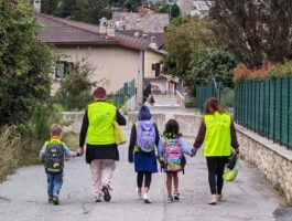 A scuola con il Pedibus a Quart