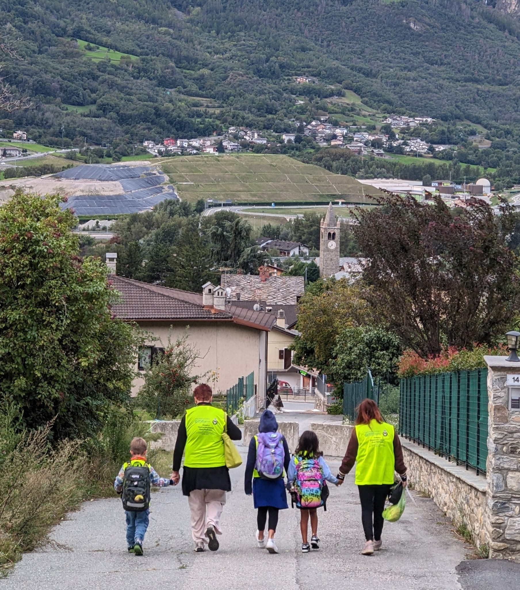 A scuola con il Pedibus a Quart