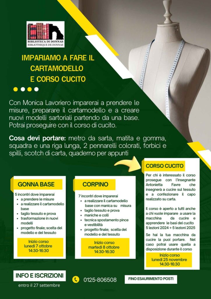 Locandina Corso Cartamodello