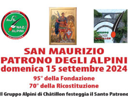 Il gruppo Alpini di Châtillon festeggia San Maurizio