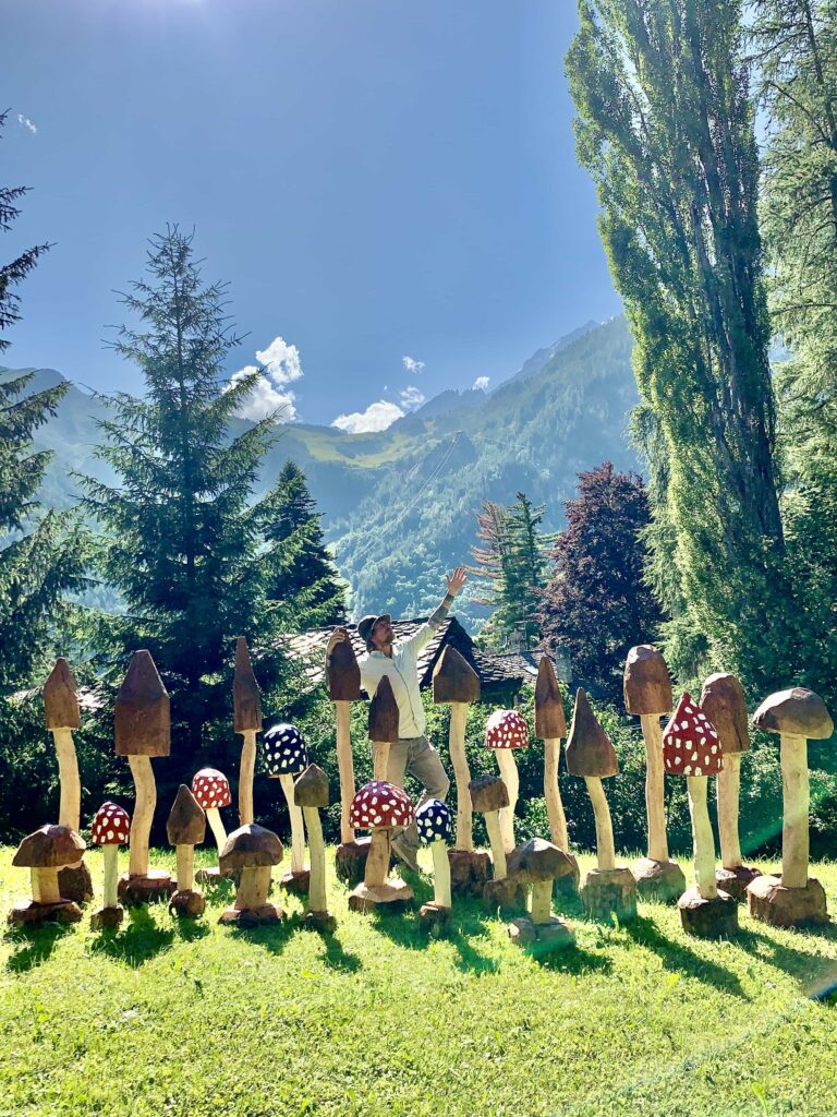 L'artista Michel Vecchi e el sue opere