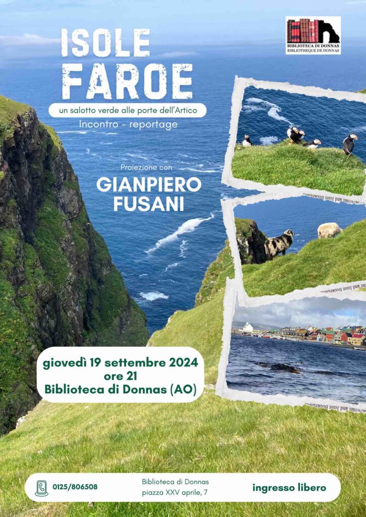 Locandina proiezioni delle Isole Faroe
