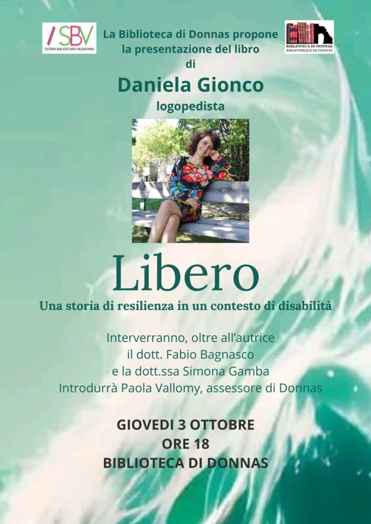 Locandina di presentazione del libro Libero