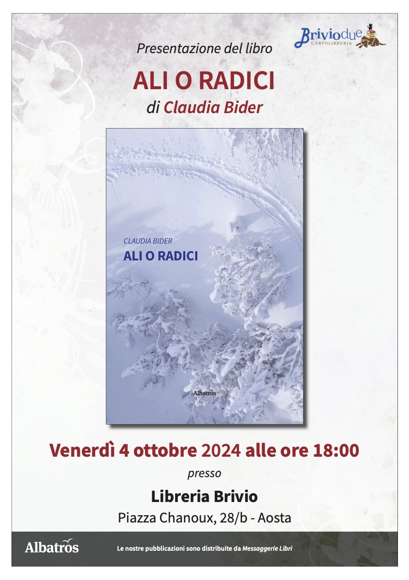 Claudia Bider presenta il libro Ali o radici
