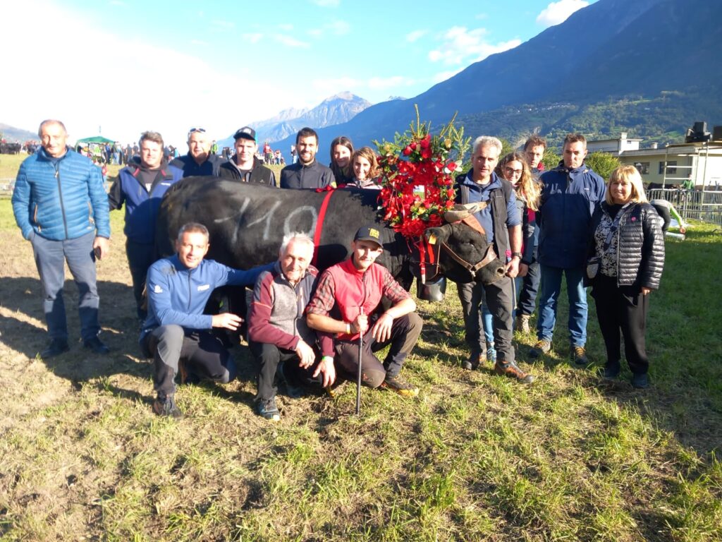 Regina di prima categoria Moureun di Nello Girod di Fontainemore a Saint-Christophe il 6 ottobre