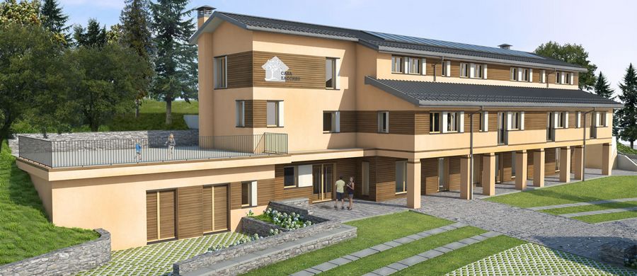 Render Casa Zaccheo a Plan D’Avie