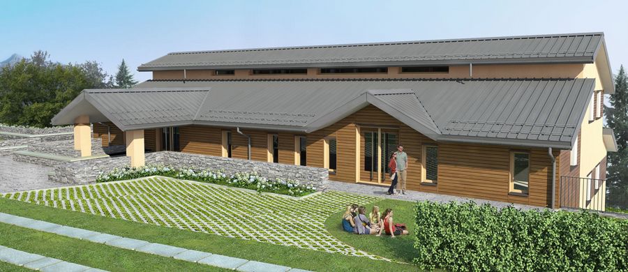 Render Casa Zaccheo a Plan D’Avie