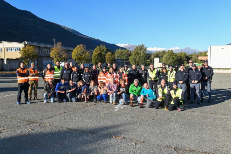 Esercitazione di Protezione civile 2024 in Valle d'Aosta