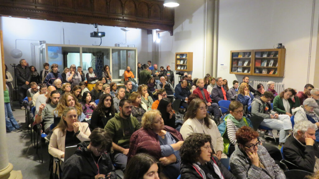 Il pubblico presente all'incontro con Laura Schettini