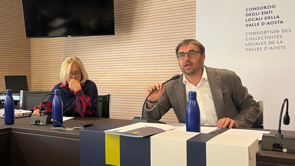 Loredana Petey ed Alex Micheletto, vice e presidente del Cpel-Celva