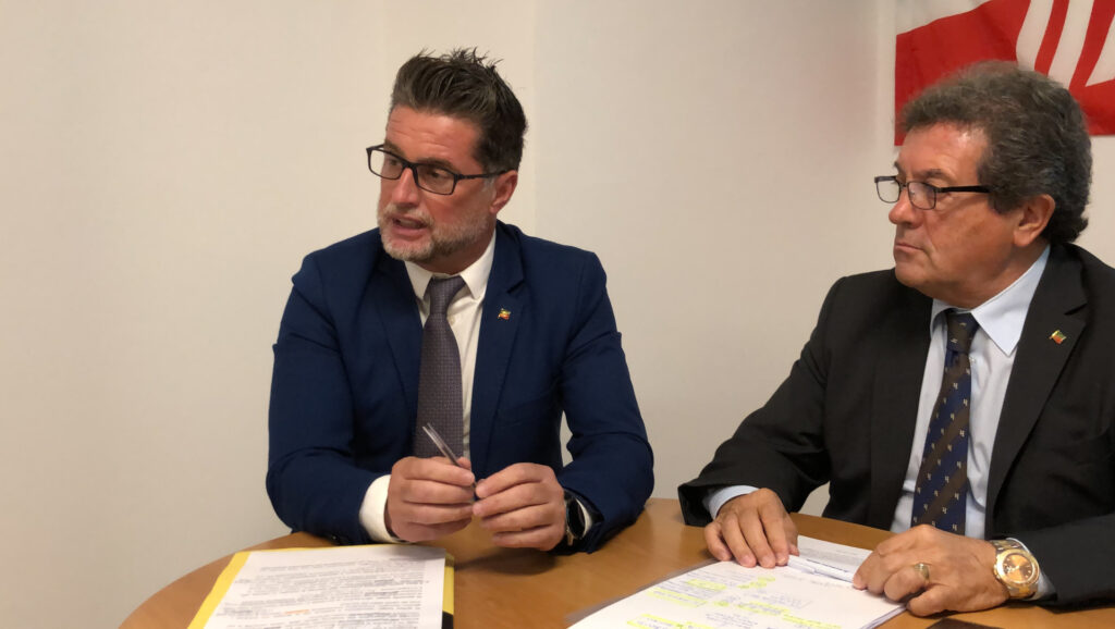 Il consiglieri regionali Christian Ganis e Mauro Baccega