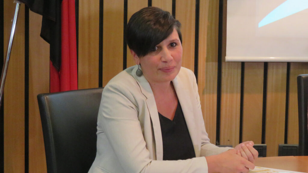Denise Borbey, presidente del Consorzio apistico della Valle d'Aosta