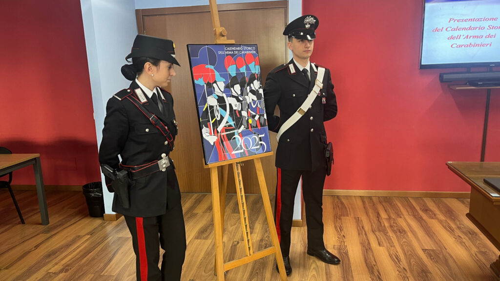 La presentazione ad Aosta del Calendario Storico 2025 dei Carabinieri