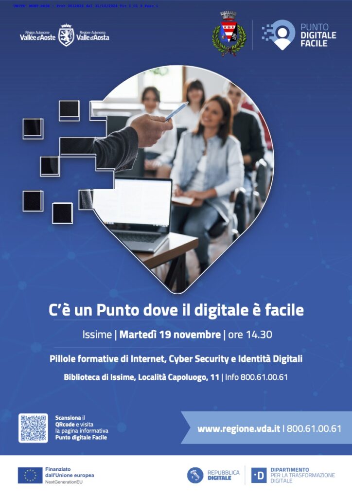 Issime incontri di alfabetizzazione digitale