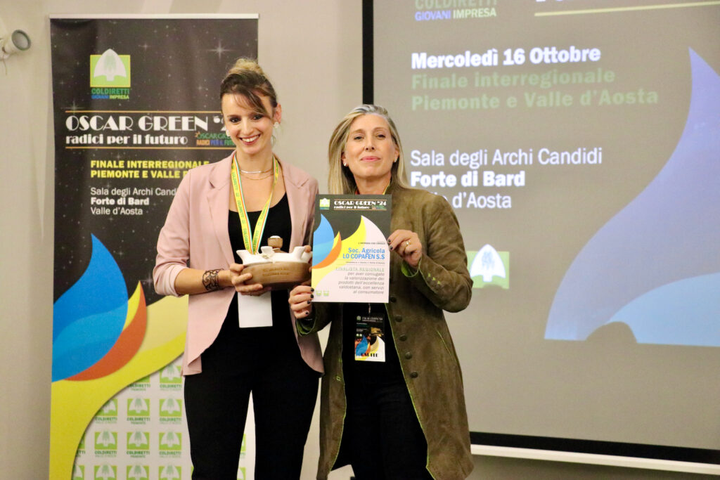 Anny Peraillon Con Cristina Brizzolari Oscar Green 2024
