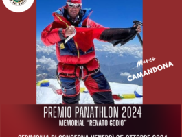 Il Premio Panathlon 2024 a Marco Camandona