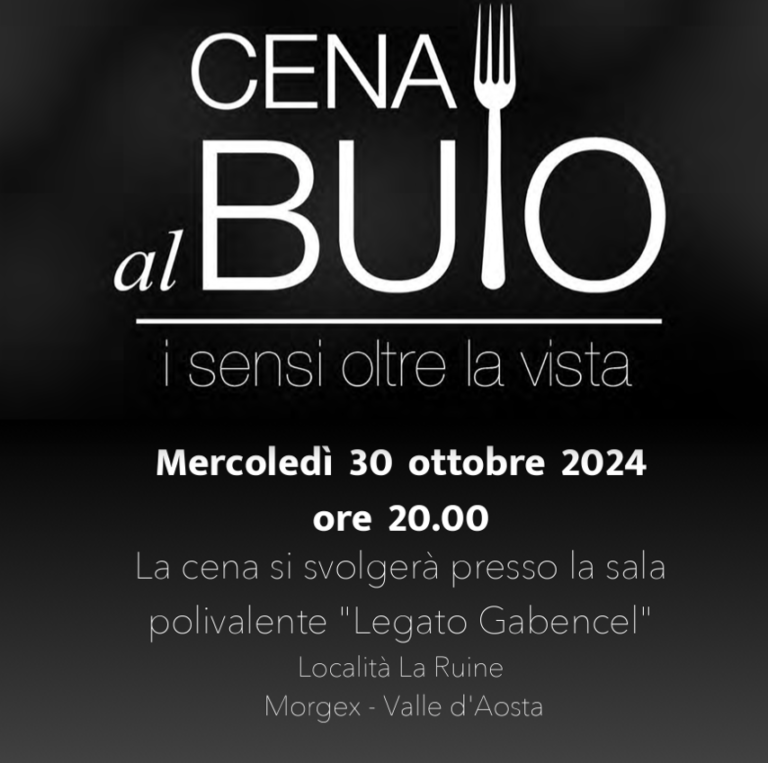 Cena al buio: i sensi oltre la vista