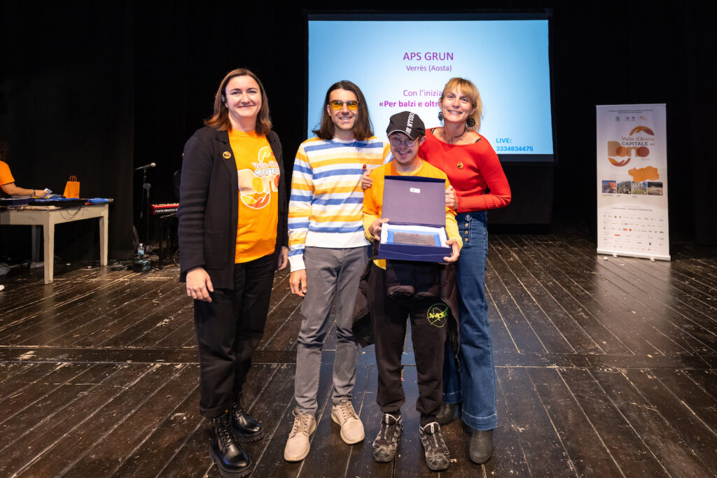 Seconda premiata: Associazione di promozione sociale APS GRUN di Verrès.