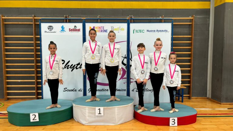 Ginnastica: terza prova del Campionato regionale individuale silver a Candelo