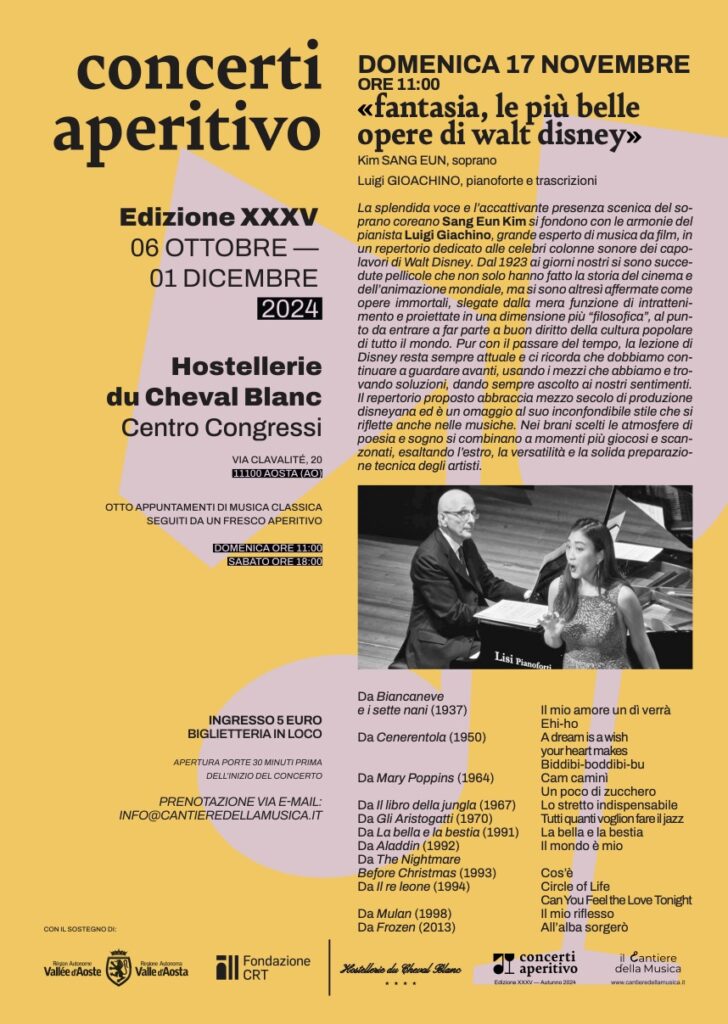 Locandina Concerti aperitivo 17 Novembre 2024