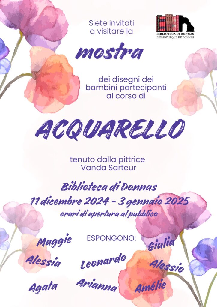 Locandina della mostra di acquarello