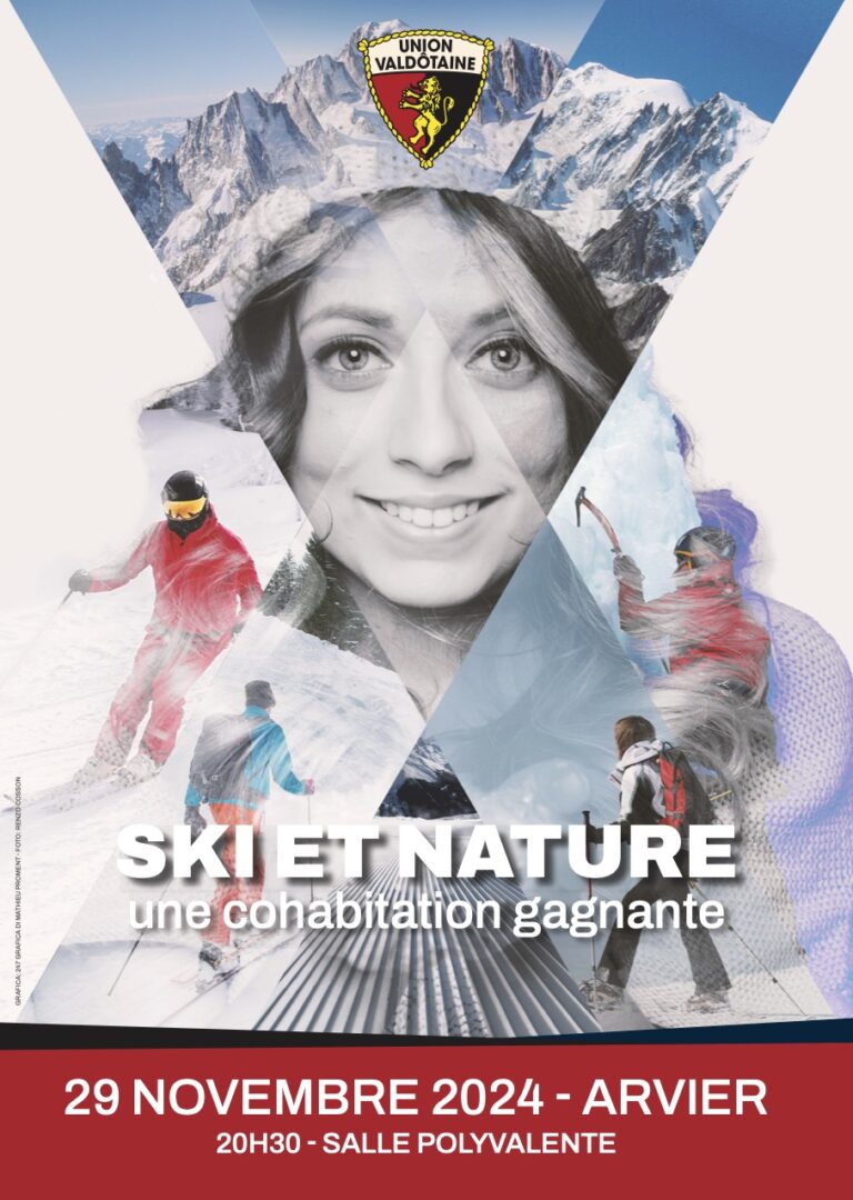 Union valdôtaine : une rencontre sur la cohabitation gagnante entre le ski et la nature