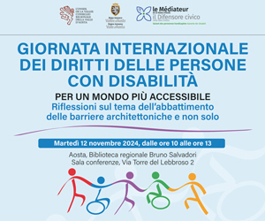 Consiglio Valle 2024 - Giornata internazionale delle persone con disabilità