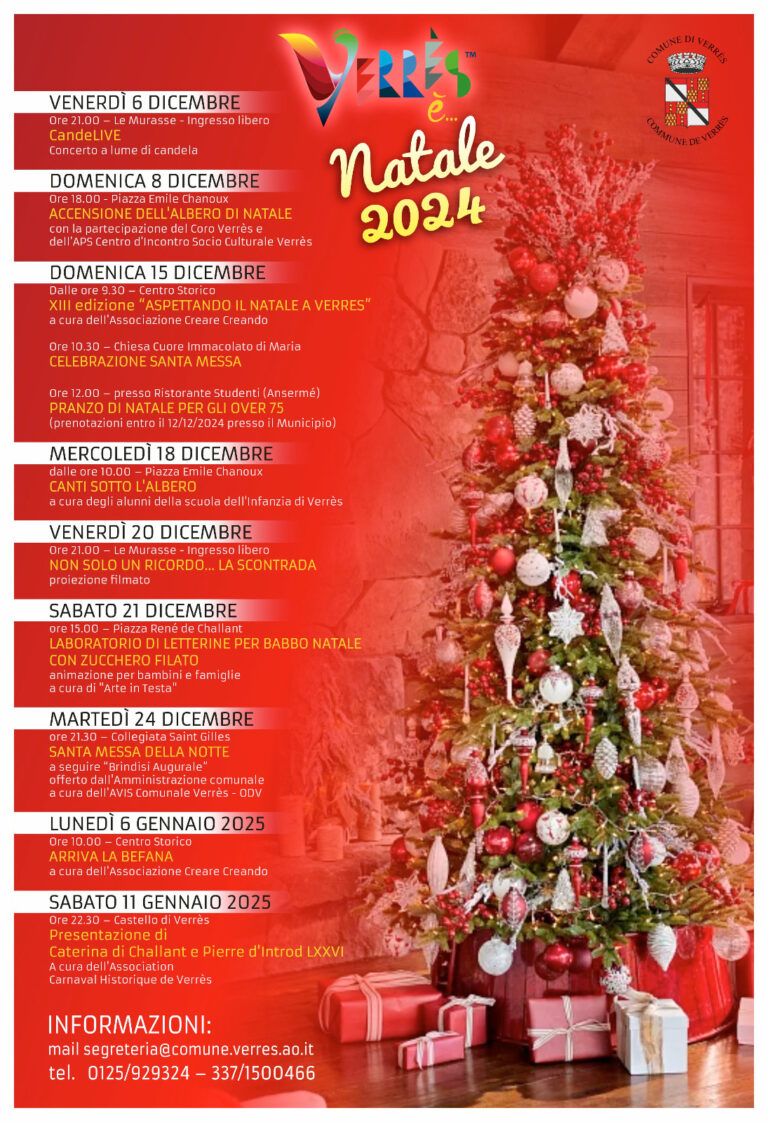 Verrès è… Natale 2024