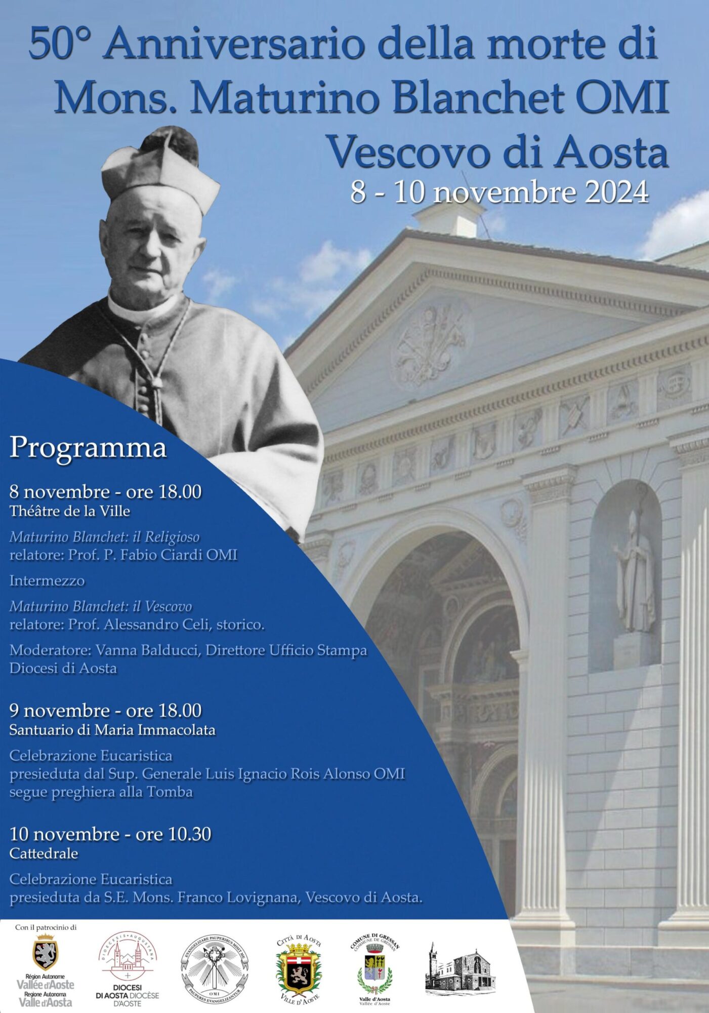 Aosta ricorda il vescovo Maturino Blanchet