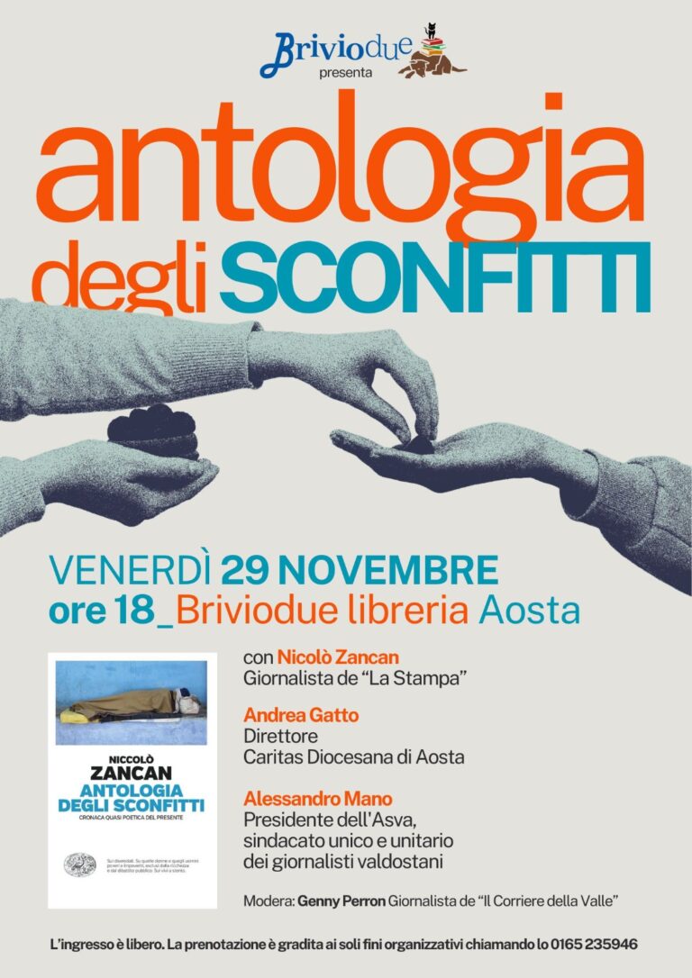 Nicolò Zancan presenta il libro: Antologia degli sconfitti