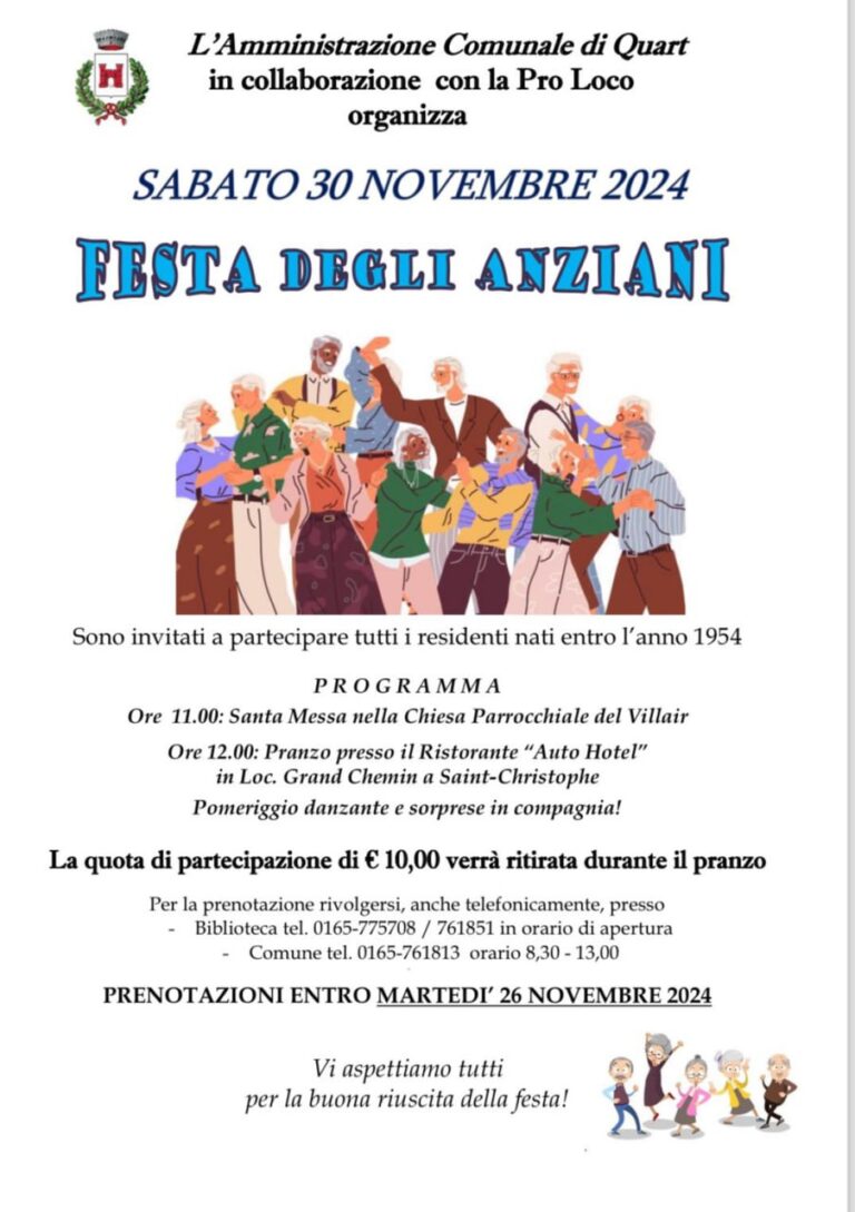 Festa degli anziani a Quart