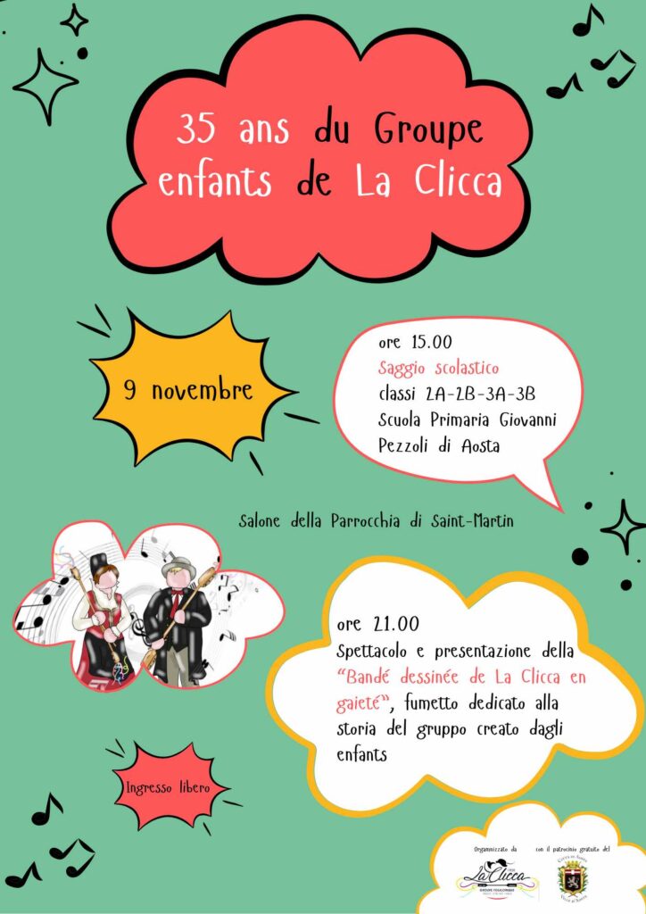 Locandina la Bande dessinée de La Clicca en Gaité