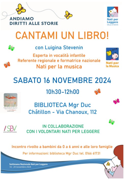 Cantami un libro a Châtillon